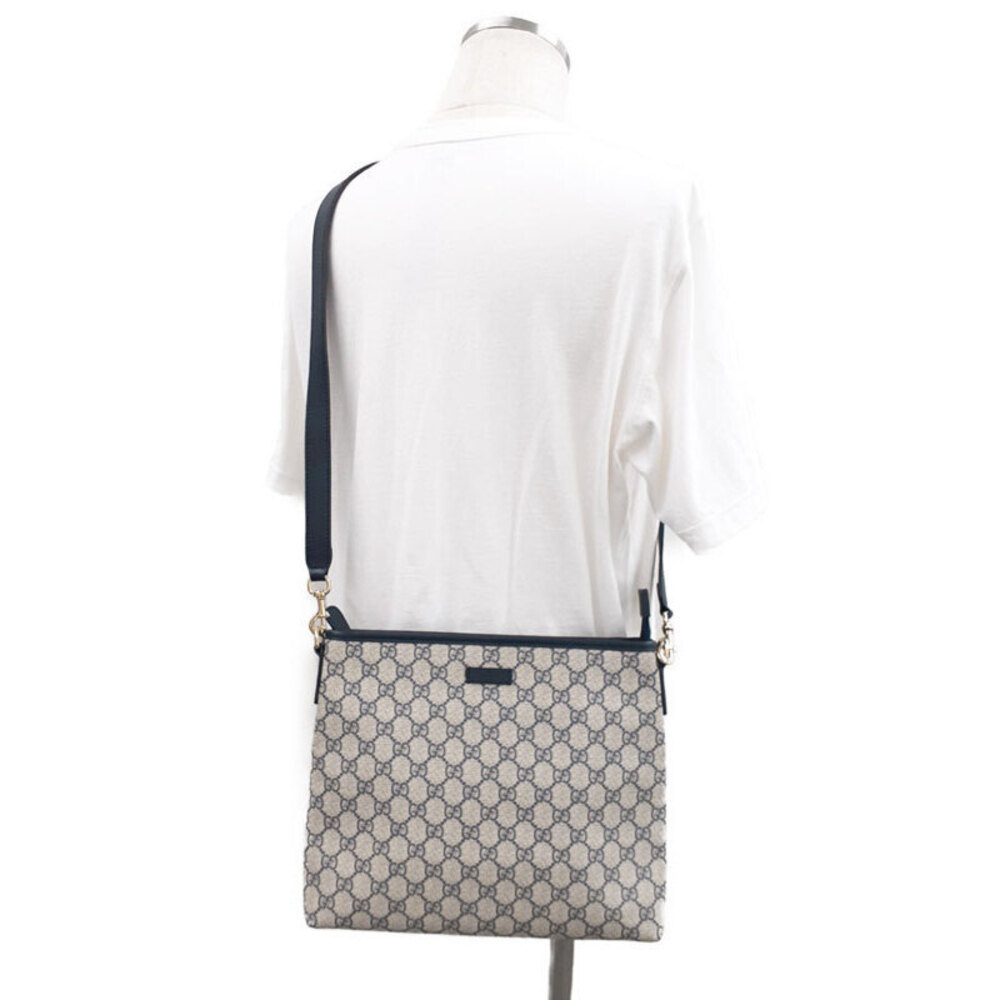 Gucci Flat GG Bag Messenger Monogram Brown Supreme - Picture 9 of 9